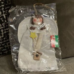 10 inch by 6.5 inch cloth angle Christmas decoration